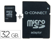 Memoria q-connect flash micro sd classe 6 com adaptador 32gb