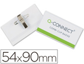 Identificador q-connect com mola e alfinete kf17458 54x90 mm, cx.25 unidades