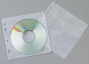 ENVELOPE DE POLIPROPILENO Q-CONNECT COM PERFURACAO PARA CD'S/DVD'S