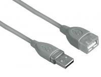 CABO USB TIPO A-A EXTENSION CINZA 3MTS