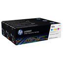Toner Original HP Laserjet 131A Pro 200/ M251/ M276,  pack 3 Azul/ Magenta/ Amarelo (U0SL1AM)