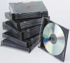 CAIXA Q-CONNECT PARA CD'S/DVD'S SLIM PRETA PACK 25 UNIDADES