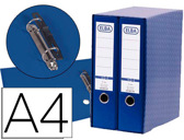 Modulo elba 2 pasta de arquivo de alavanca din a4 com rado 2 aneis azul lombada de 80 mm