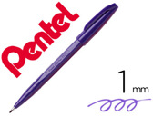 Caneta pentel com ponta de fibra sign pen violeta