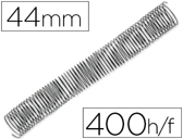 Espiral q-connect metalica 64 5:1 44mm 1,2mm caixa de 25 unidades
