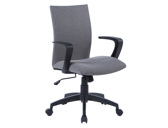 Cadeira de escritorio q-connect base nylon regulavel em altura 895+110mm altura 580mm largura 550mm profundidade tecido