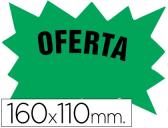ETIQUETAS MARCA-PRECOS VERDE FLUORESCENTE 160X110 MM PACK 50