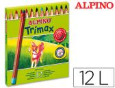 LAPIS DE CORES TRIMAX ALPINO. 12 UNIDADES