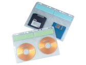 BOLSA Q-CONNECT PARA CD'S/DVD'S 9 FUROS PARA ARQUIVO MEDIDAS: 20X28 CM EMB