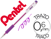 Roller pentel k116 gel grip violeta