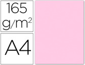 Papel de cor liderpapel din A4 165 gr rosa pálido -pack 9 folhas