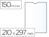 BOLSA CATALOGO Q-CONNECT DIN A4 150 MICRONS PVC TRANSPARENTE, 25 bolsas