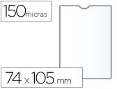 BOLSA CATALOGO Q-CONNECT DIN A7 150 MICRONS PVC TRANSPARENTE 74x105mm (25 BOLSAS)