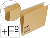 Capas de suspensao fade tiki folio prolongado visor superior 290 mm efeito lupa kraft eco 230 g/m lombada v. Conjunto de 25 pastas