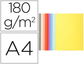 Classificador exacompta de cartolina reciclada din a4 10 cores sortidas 180 gr