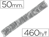 Espiral metálico q-connect 56 4:1 50 mm 1,2mm caixa de 25 unidades.
