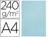 Papel de cor liderpapel pergaminho a4 240g/m2 azul embalagem de 25 folhas