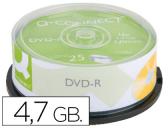 DVD-R Q-CONNECT IMPRIMIVEL Pack 25 CD