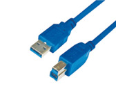 CABO USB 3.0 MEDIARANGE PARA IMPRESSORA TIPO A B COMPRIMENTO 1,8M CONETOR