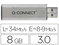 Pen drive usb q-connect flash 8gb 3.0
